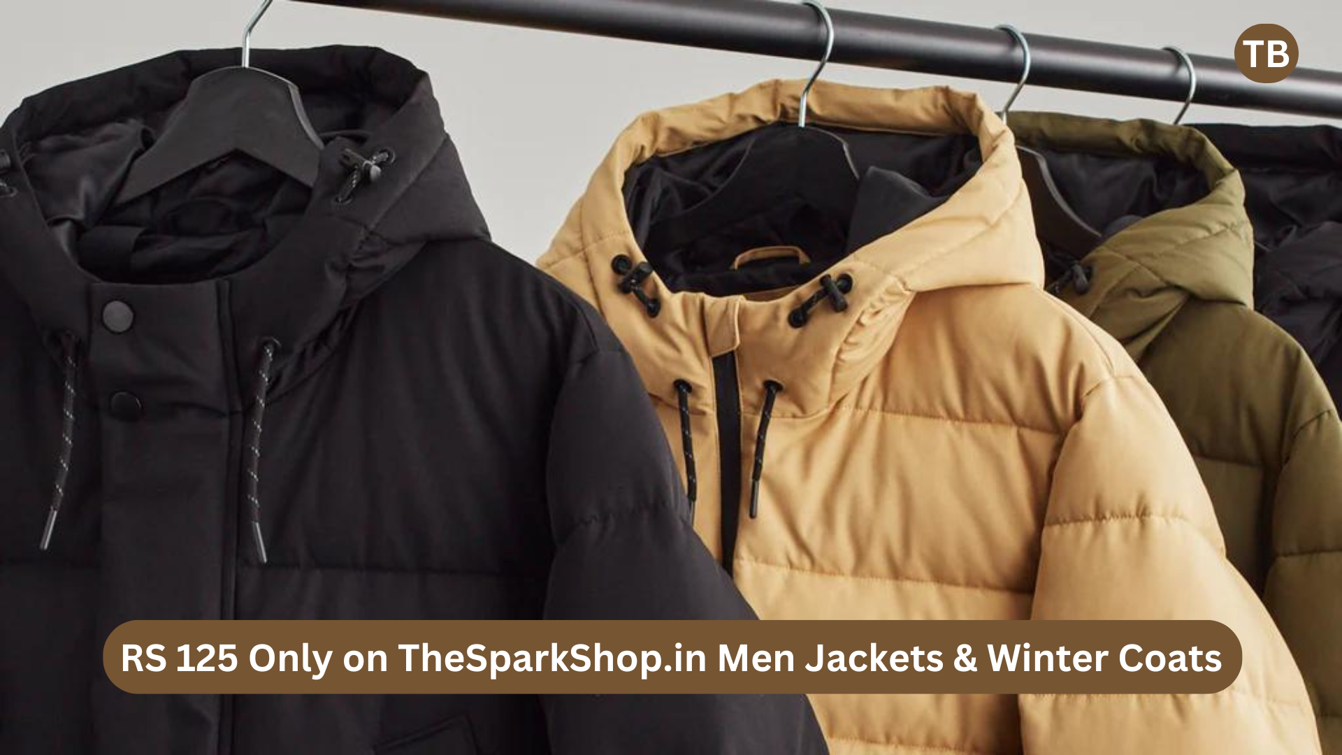 rs 125 only on thesparkshop.in men jackets & winter coats