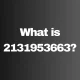 2131953663: Understanding the Mystery Behind the Number