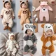 rs 149 bear design long-sleeve baby jumpsuit thespark shop