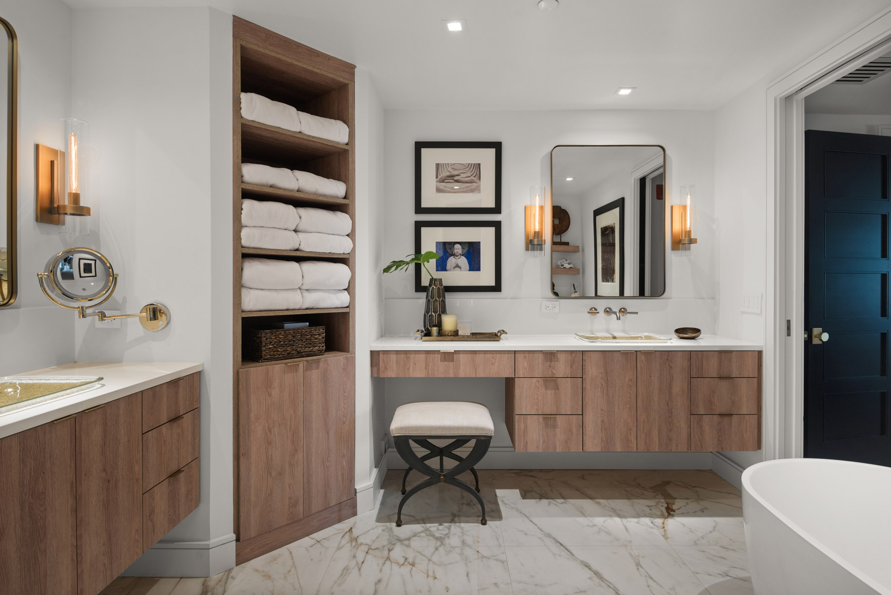 Maximizing Space in Small Bathrooms with Custom Closets and Showers